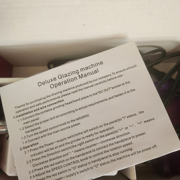 Manicure & Pedicure Professional Electric Nail Machine Set - Picture 3 of 3